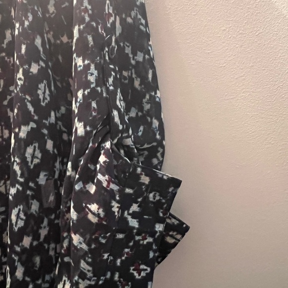 Kids Blue Patterned Blouse - Picture 4 of 5